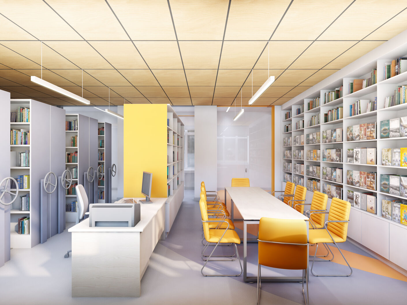 Дизайн школьной библиотеки в городе Сатка Лаборатория дизайна НИУ ВШЭ - hsedesignlab.ru