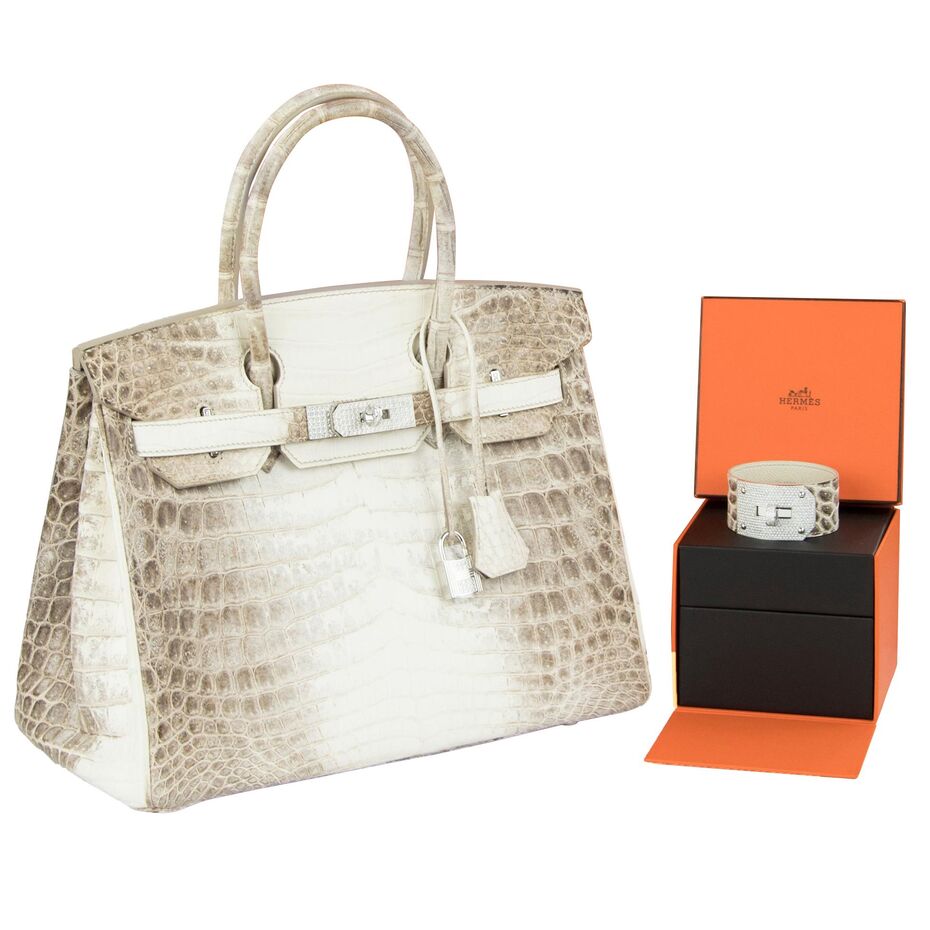 Diamond Himalayan Birkin c браслетом и 245 бриллиантами. Изображение: сайт https://a.1stdibscdn.com/