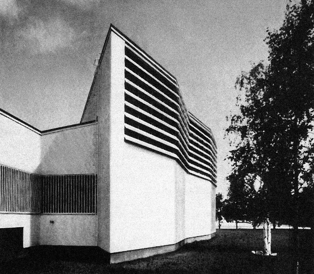 Библиотека Seinäjoki. Фрагмент фасада (1966)