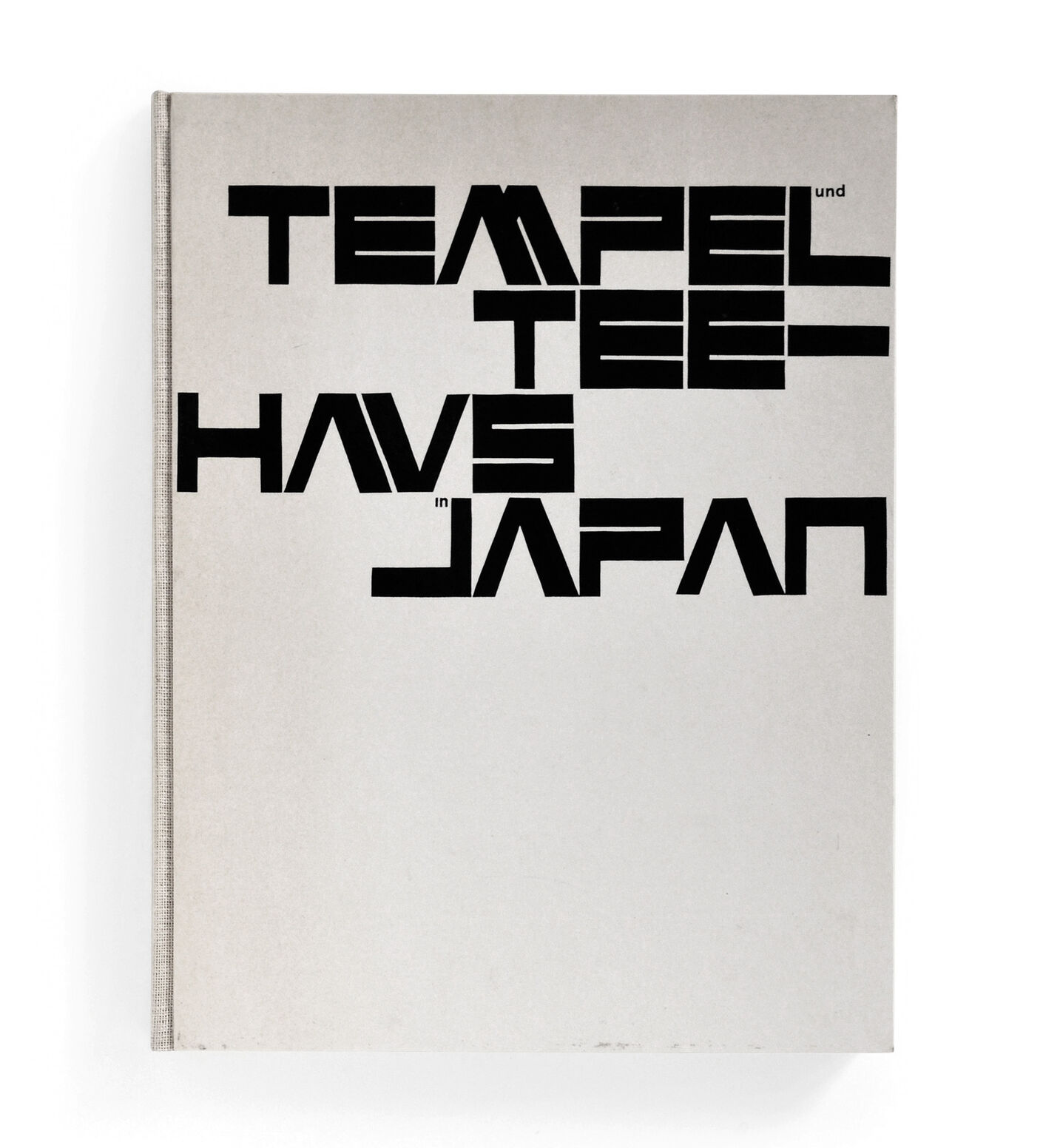 Tempel und Teehaus in Japan (Храмы и чайные дома в Японии). Обложка, 1955 год
