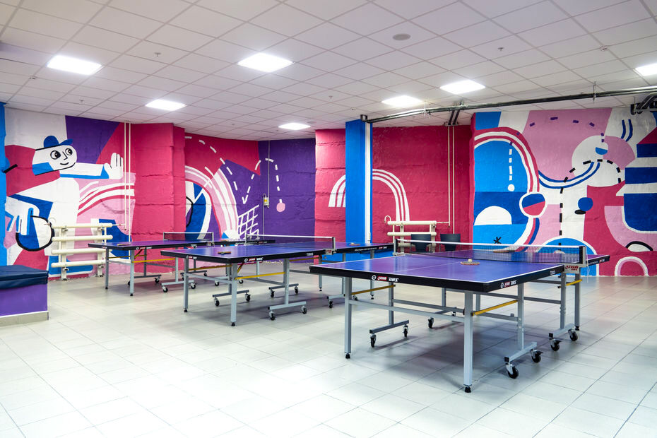 Выпускница Школы дизайна оформила спортивный зал в здании ВШЭ на Покровке