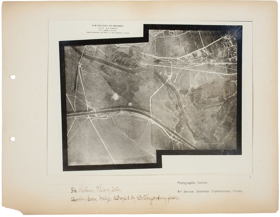 Иллюстрация 7 из альбома аэрофотографий I Мировой войны, собранного и аннотированного майором Эдвардом Стейхеном. 7 сентября 1918 года