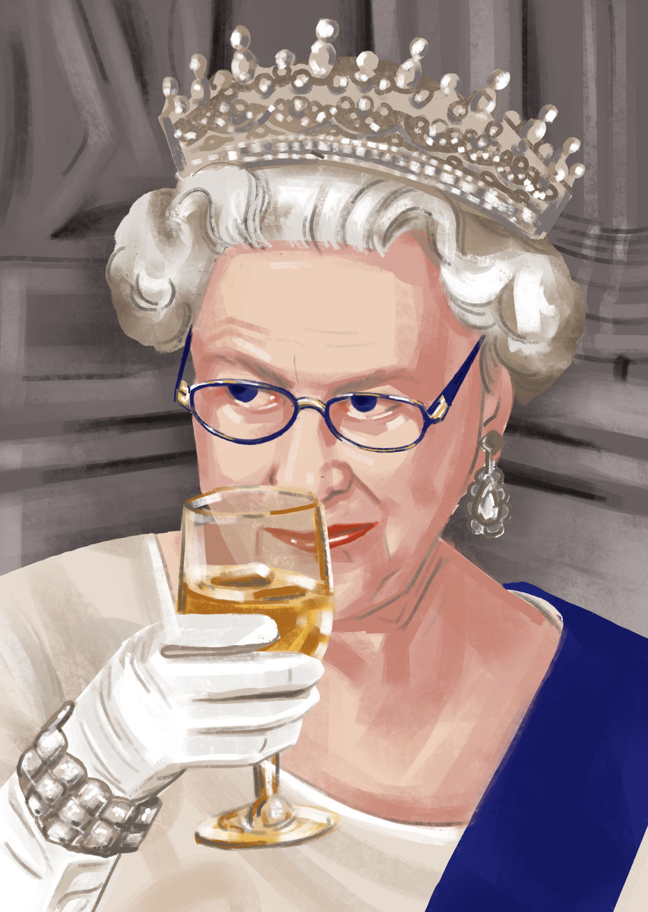 Полина Честнова<br/>Иллюстрация к статье «10 фактов о Королеве Елизавете II»