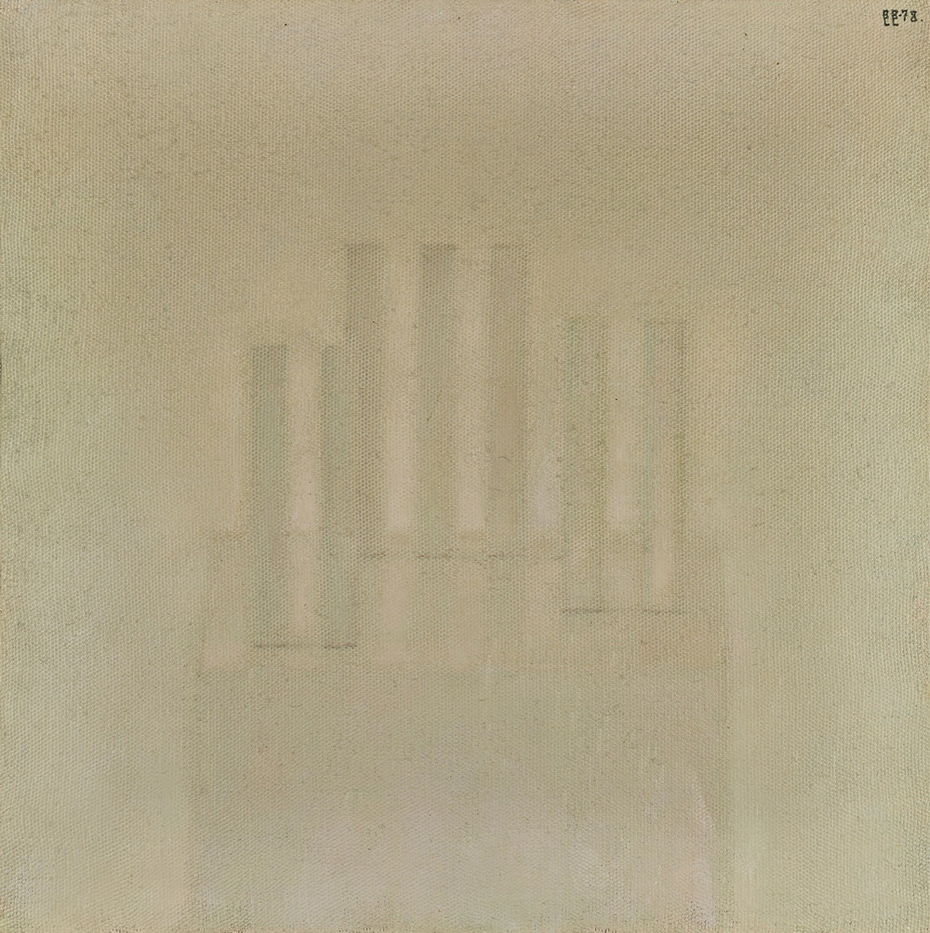 «Колонны», Владимир Вейсберг, 1978. Холст, масло. 46×46