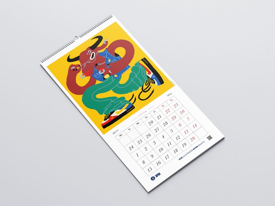 Календарь HSE Illustrated: Zodiac Hype Beasts