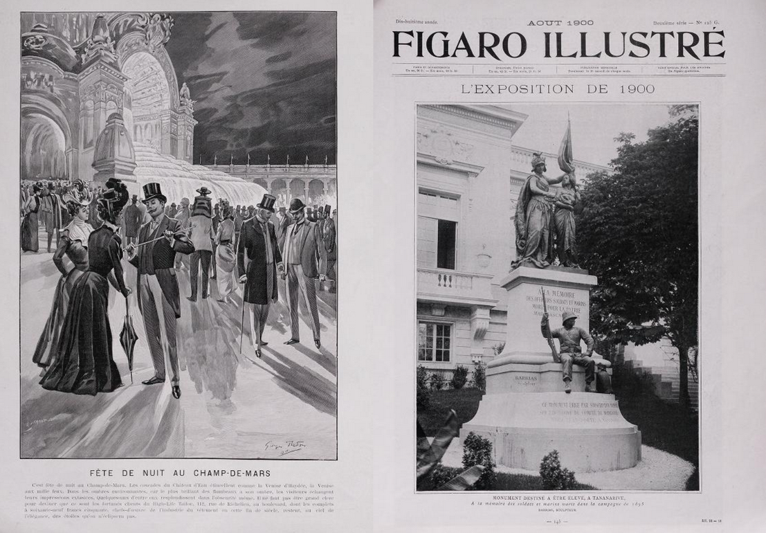«Figaro Illustre», разворот, январь 1900 года
