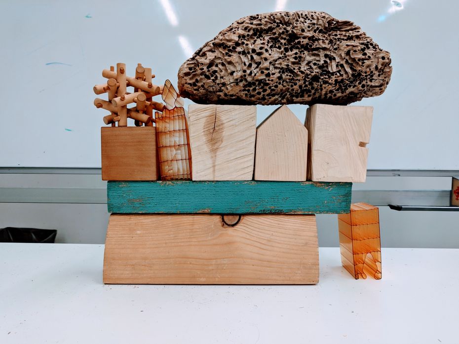 Концепт-модель образа деревянного многоэтажного жилого дома. СДА-19. 2019