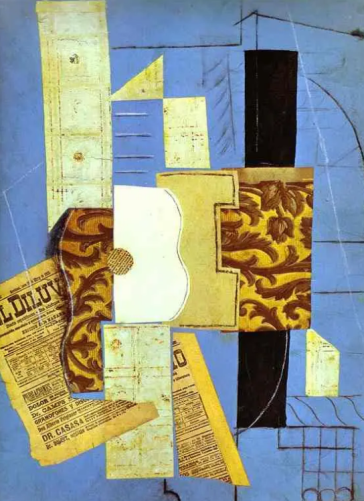 Пабло Пикассо. Гитара. 1913