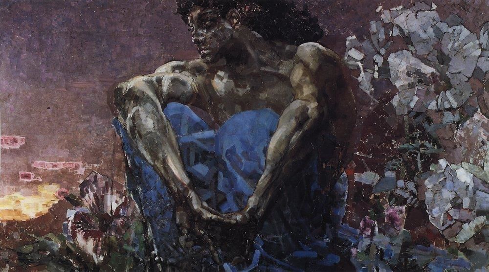 М.А. Врубель. Демон сидящий.1890, ГТГ
