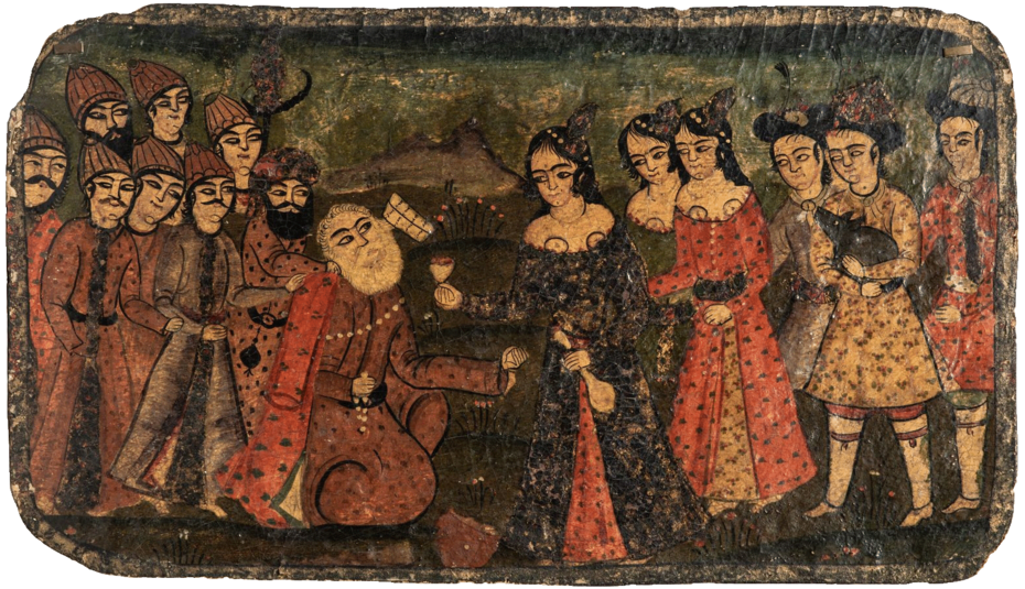 Ил. 1. Неизвестный художник. Искушение шейха Санаана. 2-я пол. XIX в. © Государственный музей Востока
