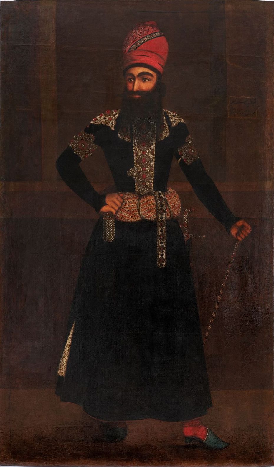 Ил. 4. Алла-Вирди Афшар. Портрет Аббас Мирзы. 1-я пол. XIX в. © Государственный музей Востока