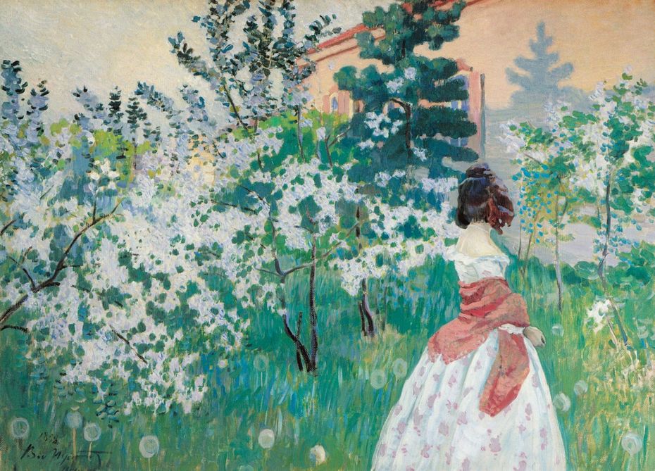 В. Э. Борисов-Мусатов. Весна. 1898–1901. Холст, масло