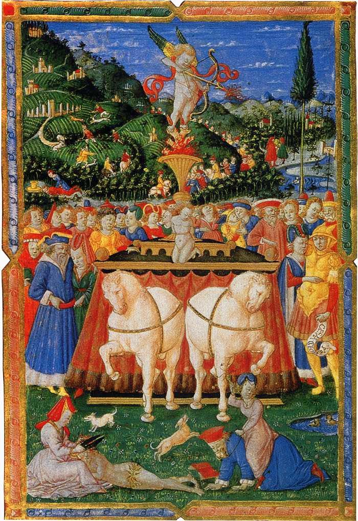 Ил. 3. Франческо д’Антонио дель Кьерико. Триумф Любви. 1456