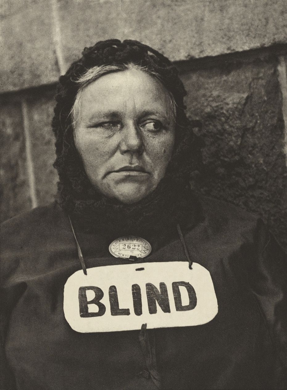 Paul Strand New York [Blind Woman], negative 1916
