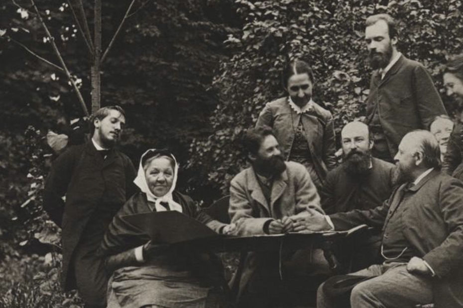 Группа в саду. 1887.  Музей-заповедник «Абрамцево»