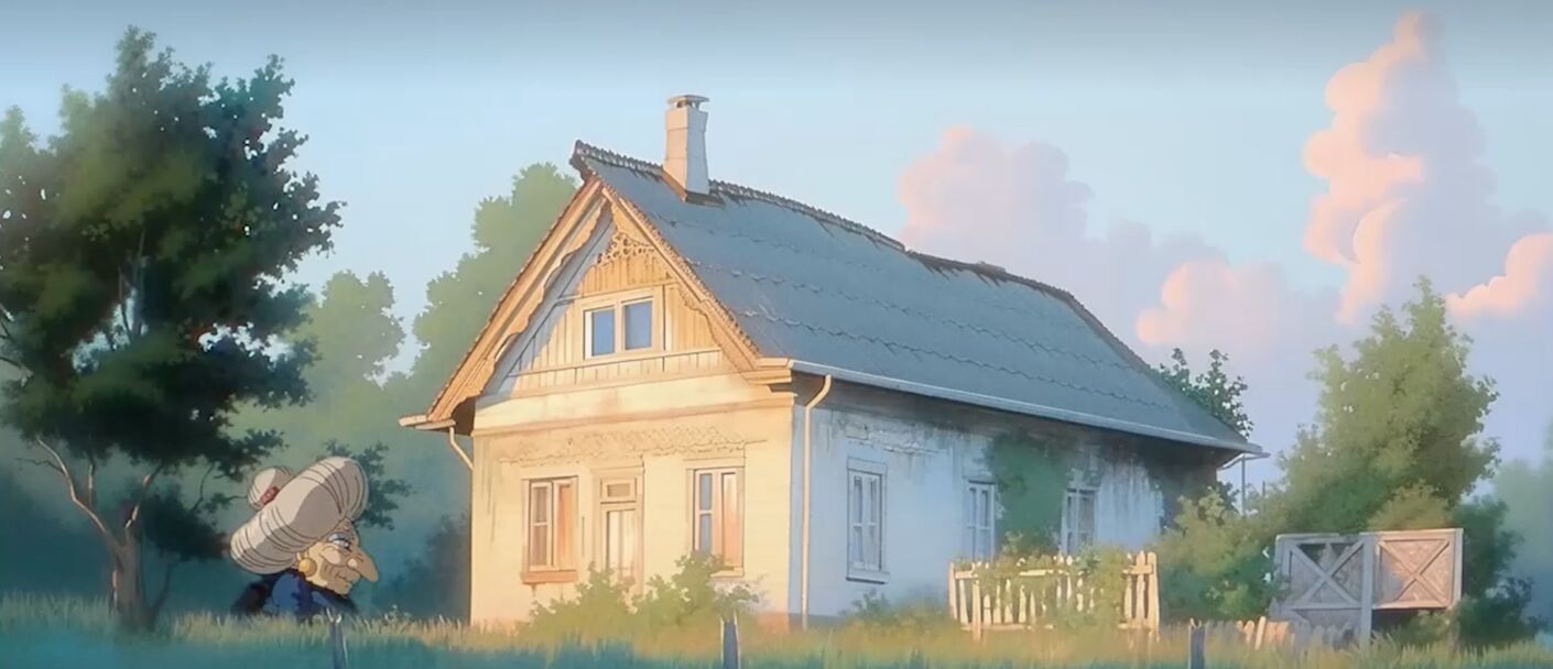 Кадр из видео Дмитрия Алексеева и Сергея Козлова «Детство в стиле Миядзаки»