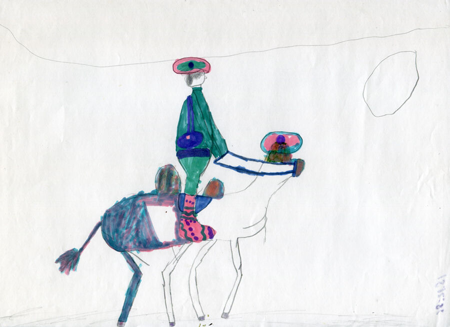 Александра Кузнецова. Кавбой, 1986 (7 лет)