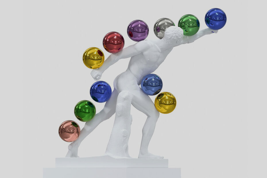 Джефф Кунс. Зеркальный шар. Одна из работ серии 2013–2016 гг.