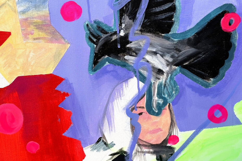 Екатерина Сергеева. «красный фломастер, голубая гусеница и две вороны»