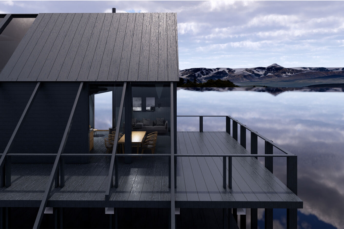 Екатерина Голубева. Рыбацкий дом в Норвегии